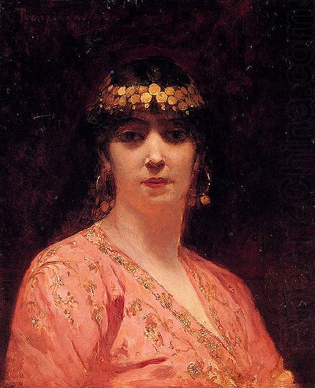 Benjamin Constant Portrait of an Arab Woman china oil painting image